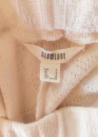 Pantalón palazzo algodón SlowLove Talla S