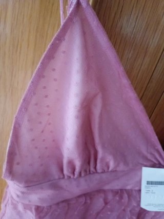 Vestido rosa con volantes NO ENVÍOS