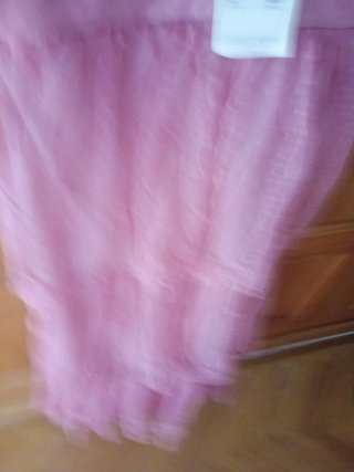 Vestido rosa con volantes NO ENVÍOS