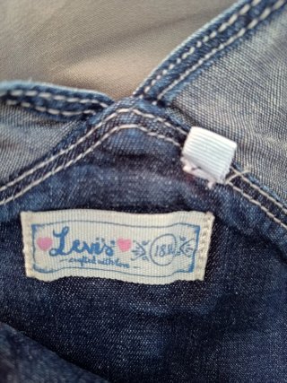 Vestido Levi's tela vaquera 18 meses