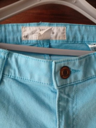 Jeans H&M turchesi