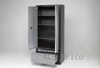 Armario Alto con Puerta Doble y Cajonera Inferior Alyco 192853
