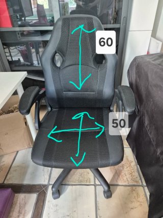 Sillón de oficina negro