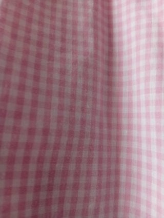 Camicetta a quadretti rosa e bianca