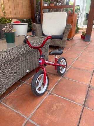 Bicicleta niño sin pedales Chicco Red Bullet