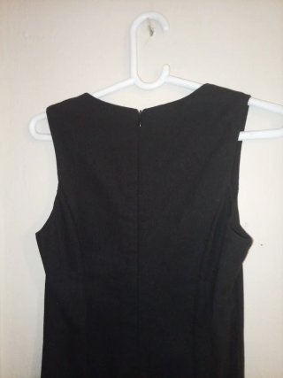 Vestido midi negro talla M