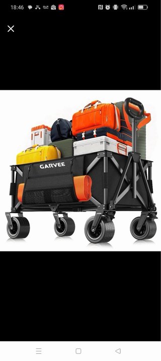Carro plegable gran capacidad 100x50x55