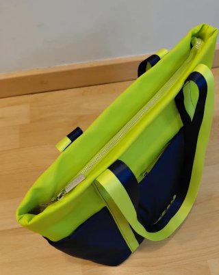 Bolso Privata Azul y Verde