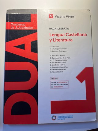 Lengua castellana y literatura 1 Bachillerato :...