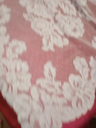 Mantel  de altar de encaje Alençon blanco