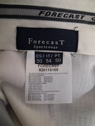 Traje de hombre plateado talla 50