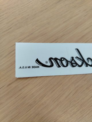 Decal Jackson - Mirror Transfer