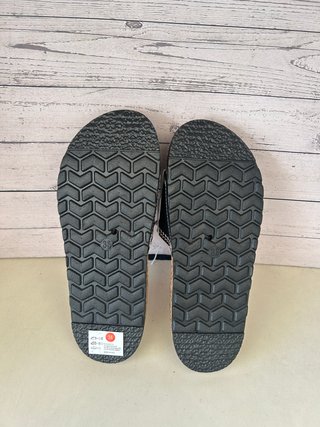 Ciabatte donna estive punta aperta fascia nero 38