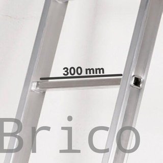 Escalera Telescópica Aluminio 4+4 Peldaños Teleflex