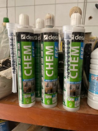 3 Botes Resina Epoxy Acrilato CHEM ESF