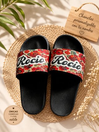 Ciabatte personalizzate Rocío flores