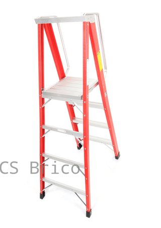 Escalera Fibra Tijera 2x4 - 1,14 Metros - 10400 - Mader