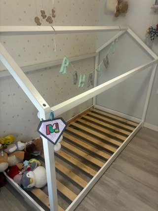 Cama Casita Blanca 90x190