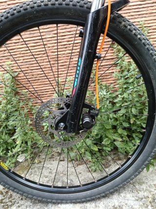 Bicicleta MTB 26 Hi-Tech Naranja/Blanca
