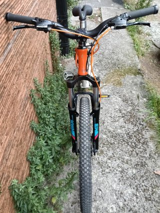 Bicicleta MTB 26 Hi-Tech Naranja/Blanca