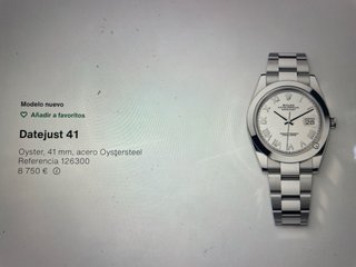 Rolex Datejust 2023 41 mm NOS FULL SET