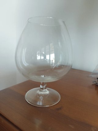 Copas de coñac balón de cristal