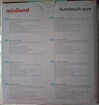 Humidificador Miniland Pure 5L Blanco