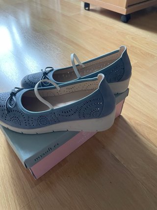 Scarpe MySoft blu da donna
