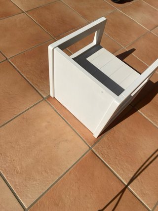 Silla infantil blanca