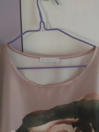 Blusón estampado talla única sin estrenar