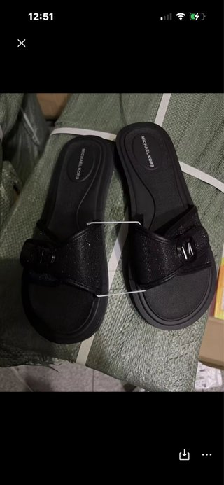 Ciabatte Michael Kors Nere Lucide