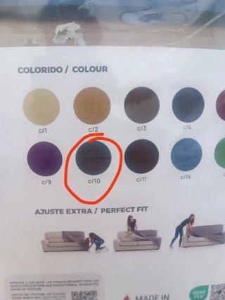 Funda sofá Belmarti tela azul