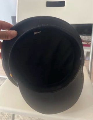 Gorra Capitán Estilo Animación Negra Dorada