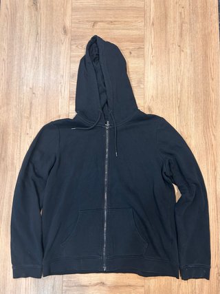 Sudadera Kiabi Negra con Capucha Talla L