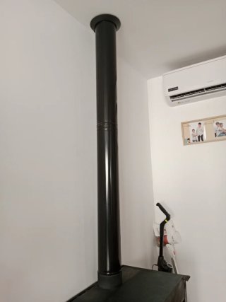 Estufa de leña chimenea
