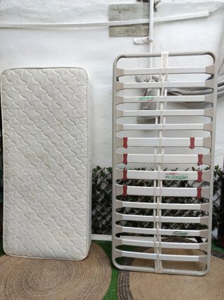 Somier + Colchón Cama Individual Pikolin