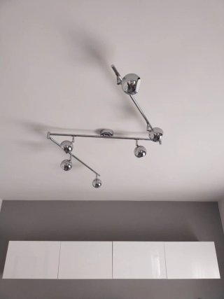 Lámpara techo ajustable 6 focos