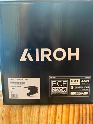 Casco Airoh Twist 3 Negro Mate