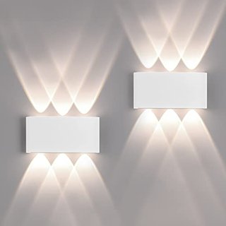 1355 - 2 Lampade Parete LED Esterno/Interno