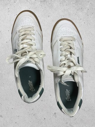 Pull and Bear White Skate Sneakers Gum Size 44
