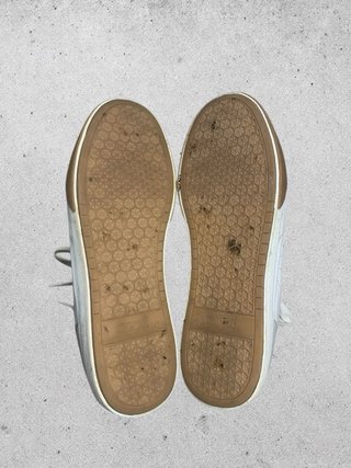 Pull and Bear White Skate Sneakers Gum Size 44
