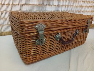 Maleta Antigua Mimbre 48x30x19cm