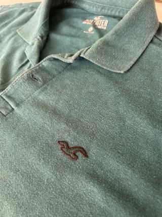 Polo Hollister Verde Talla S