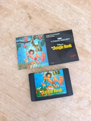 The Jungle Book Sega Mega Drive videojuego tarjeta