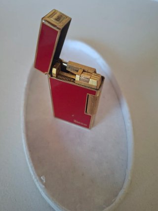 Mechero Winston Rojo Dorado