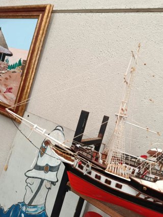 Maqueta barco fragata L'Orenoque