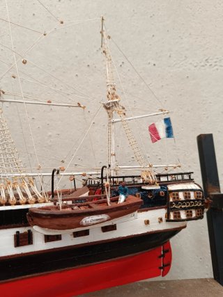 Maqueta barco fragata L'Orenoque