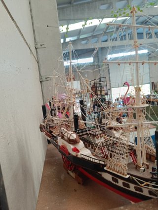 Maqueta barco fragata L'Orenoque