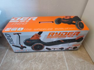 Patinete infantil 3 ruedas naranja