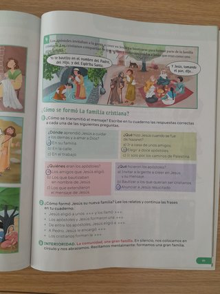 Religión Católica, 4 Primaria, Comunidad de Mad...